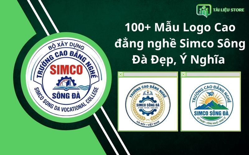 100+ Mẫu Logo Cao đẳng nghề Simco Sông Đà Đẹp, Ý Nghĩa