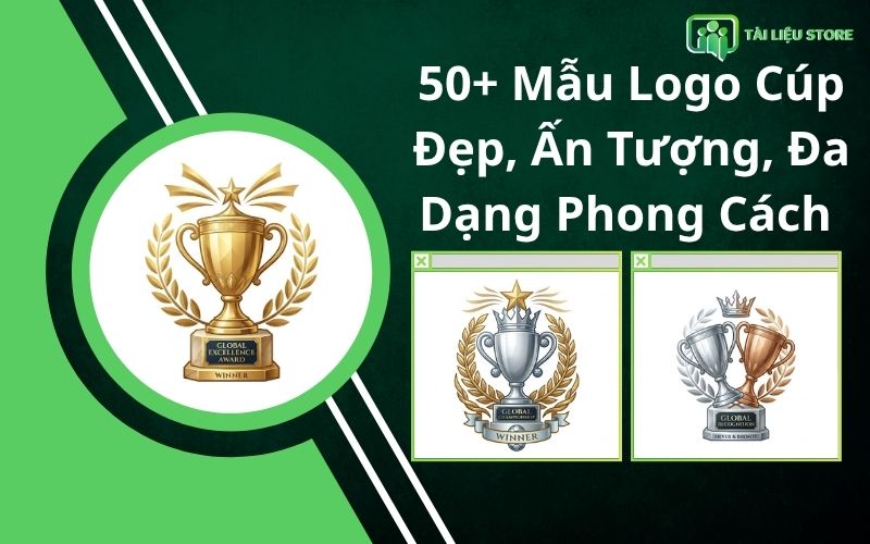 50+ Mẫu Logo Cúp Đẹp, Ấn Tượng, Đa Dạng Phong Cách