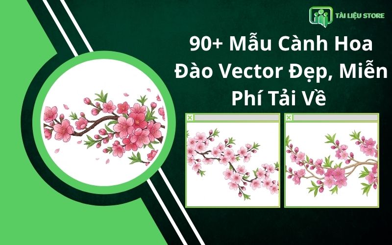 90+ Mẫu Cành Hoa Đào Vector Đẹp, Miễn Phí Tải Về